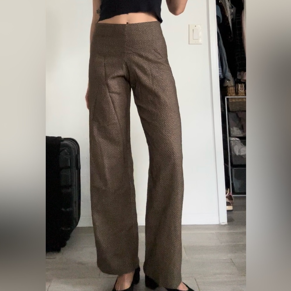 Baserange Wool Checkered Pants
